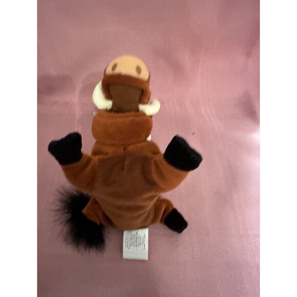 Disney The Lion King Movie Pumbaa 8" Warthog Stuffed Animal Mini Bean Bag Plush - Picture 9 of 10